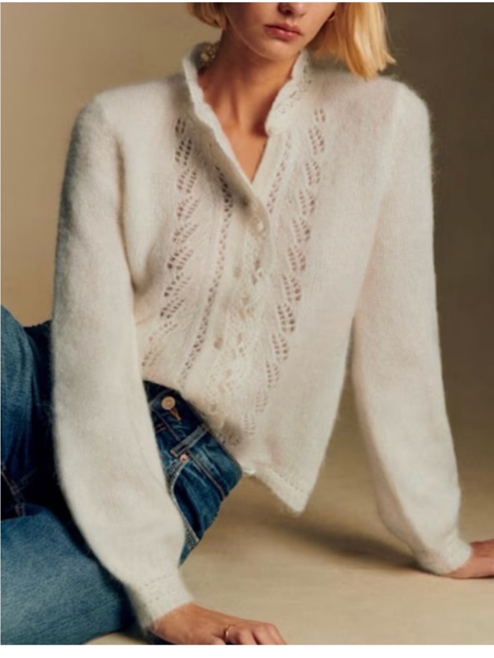 Sézane Angie cardigan, XXXL - Picture 5 of 12